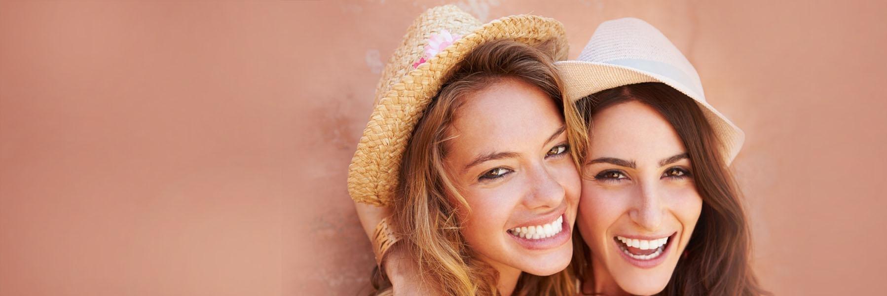two girls smiling | Dentist in jonesboro ar