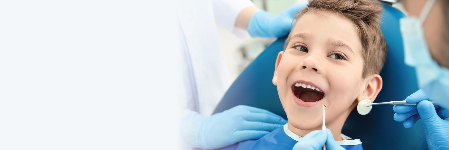 young boy at the dentist in jonesboro ar